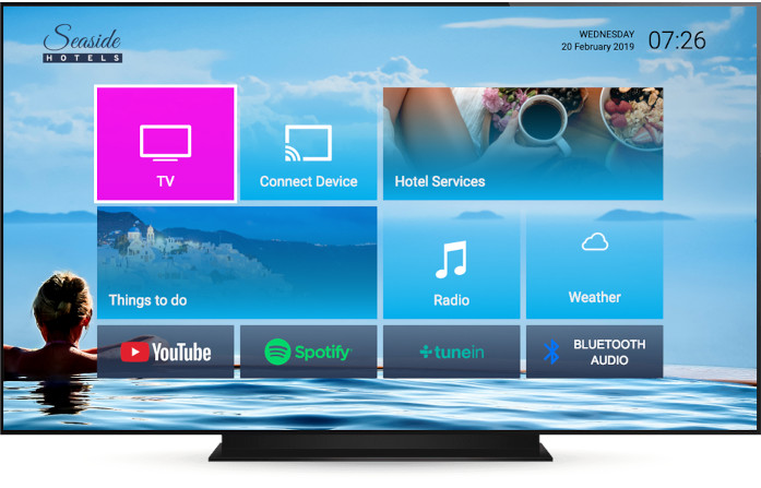 Television with Smartroom TV for Hotels